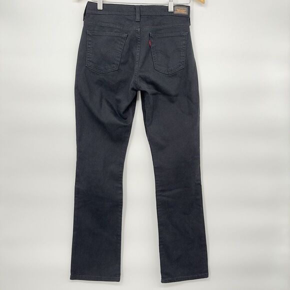 Levi's 505 Straight Leg Women's size‎ 2 Medium Black Denim jeans - Picture 4 of 9